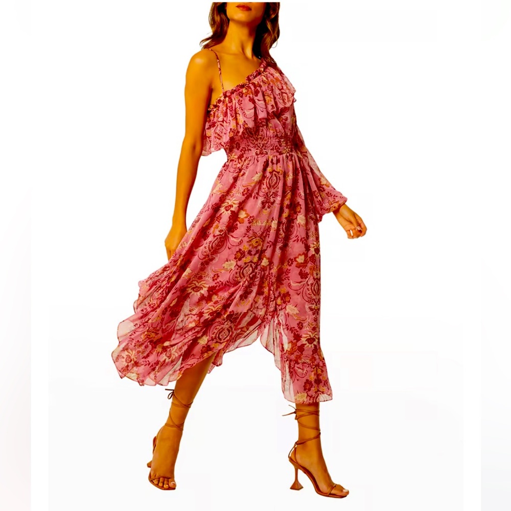NWT! REVOLVE! MISA LOS ANGELES Vola Dress in Cristobal Mirror